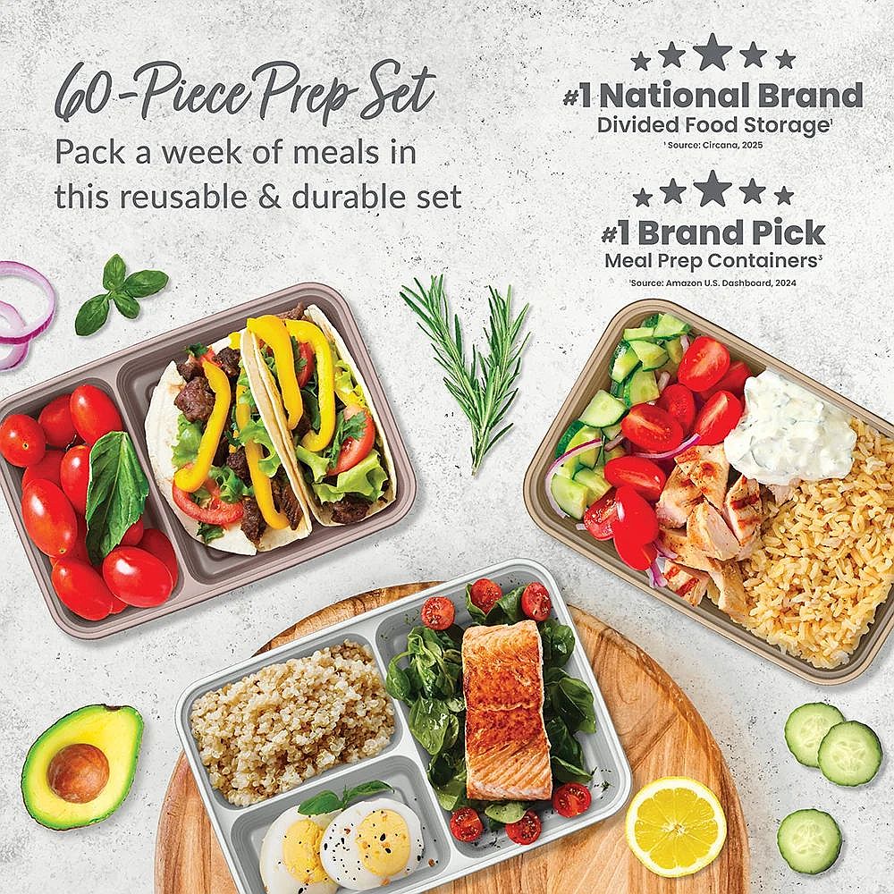Bentgo Prep 60-Piece Meal Prep Kit - Image 2