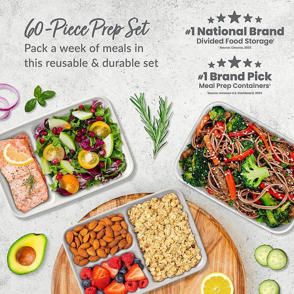 Bentgo Prep 60-Piece Meal Prep Kit - Image 26