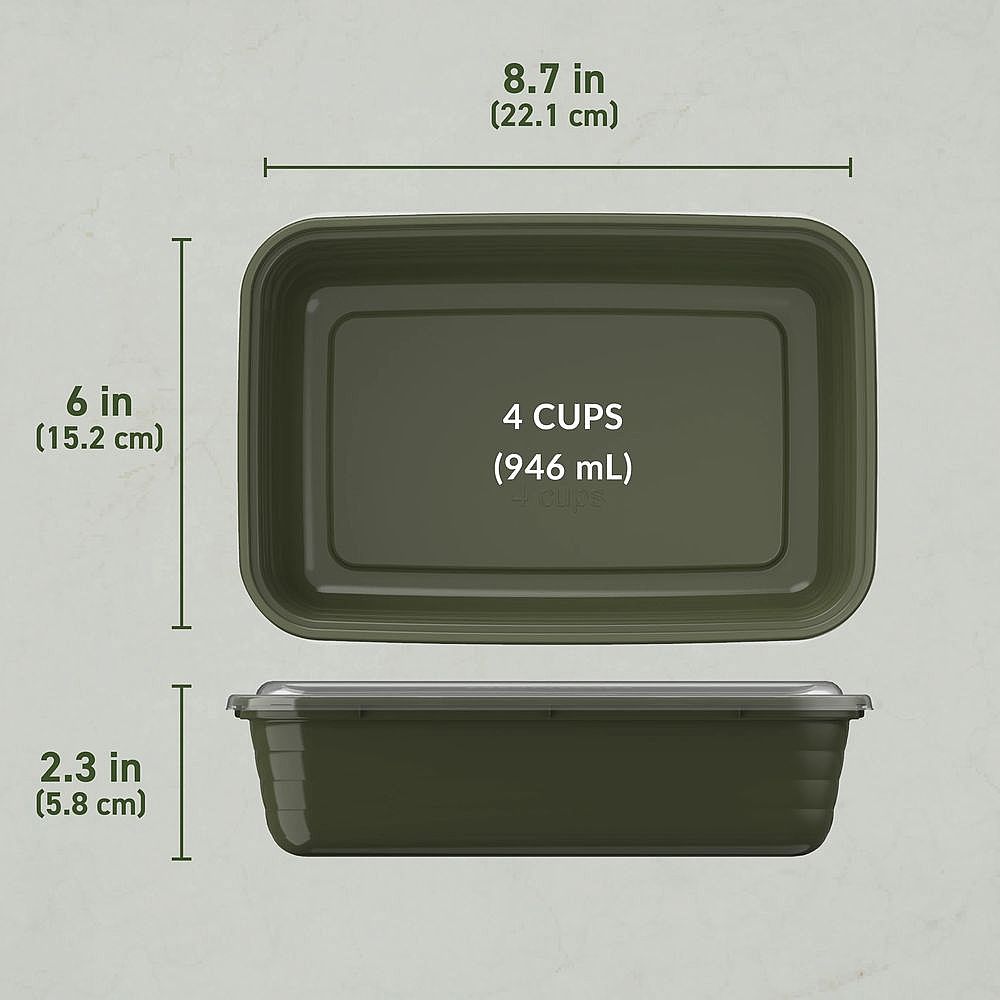 Bentgo Prep 1-Compartment Meal Prep Containers (20-Piece) - Image 38