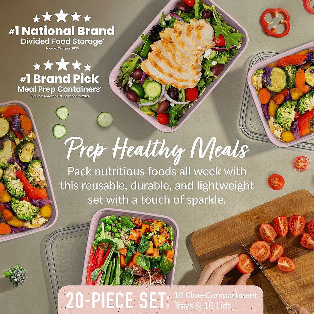 Bentgo Prep 1-Compartment Meal Prep Containers (20-Piece) - Image 65