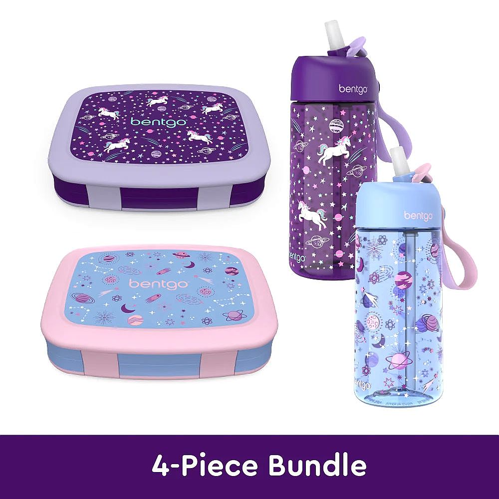 Bentgo Kids Prints Lunch Boxes & Water Bottles